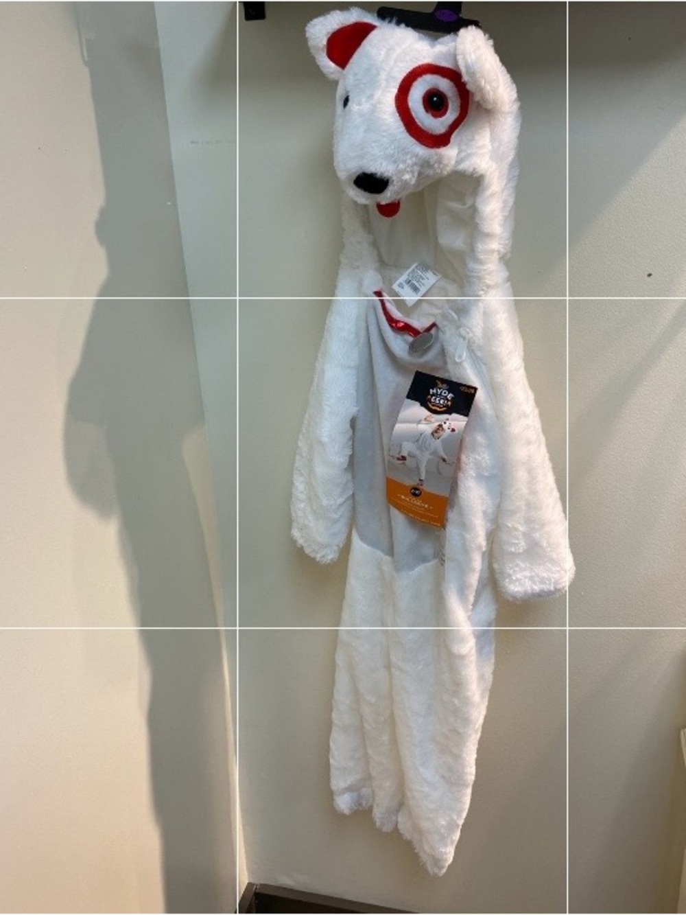 Kids 2-3T Plush Target Bullseye Dog Costume